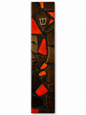 Mezouza artisanale de la collection Moïse idéale comme cadeau de mariage juif
